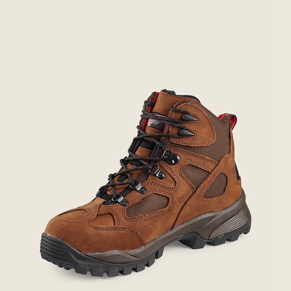 Red Wing Hiking Boots Truhiker - 6-Inch Waterproof Safety Toe - Brune - Herre 0739-WIXLN